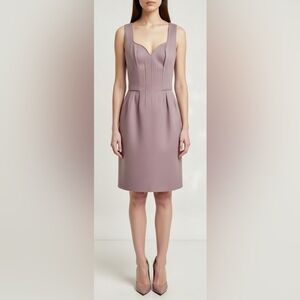Lanvin France Purple Lined Sleeveless Sheath Womens Dress Size FR36 US4 $3170